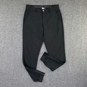 Primo Golf Joggers Men 30x29 Black Performance Pants Stretch Modern